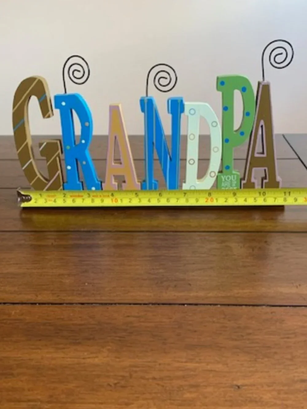 GRANDPA wooden sign